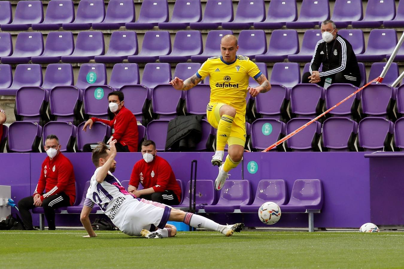 FOTOS: El empate del Cádiz en Valladolid, en imágenes