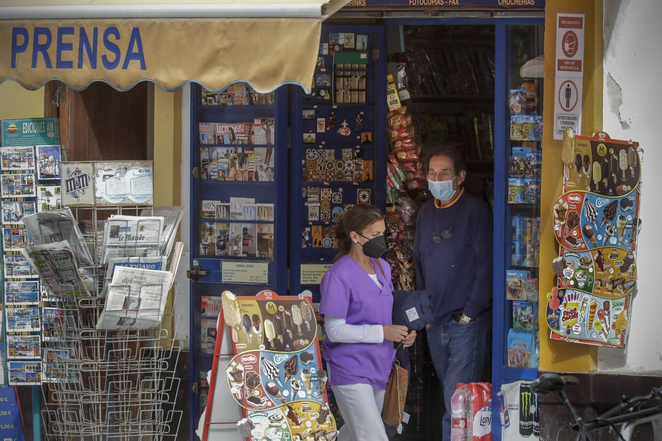 Ambiente por las calles del Centro de Sevilla