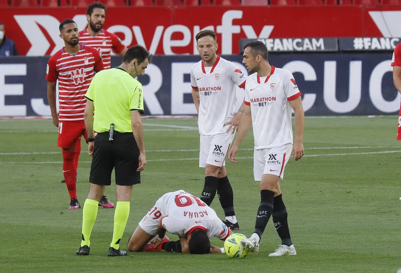 Partido entre el Sevilla y el Granada