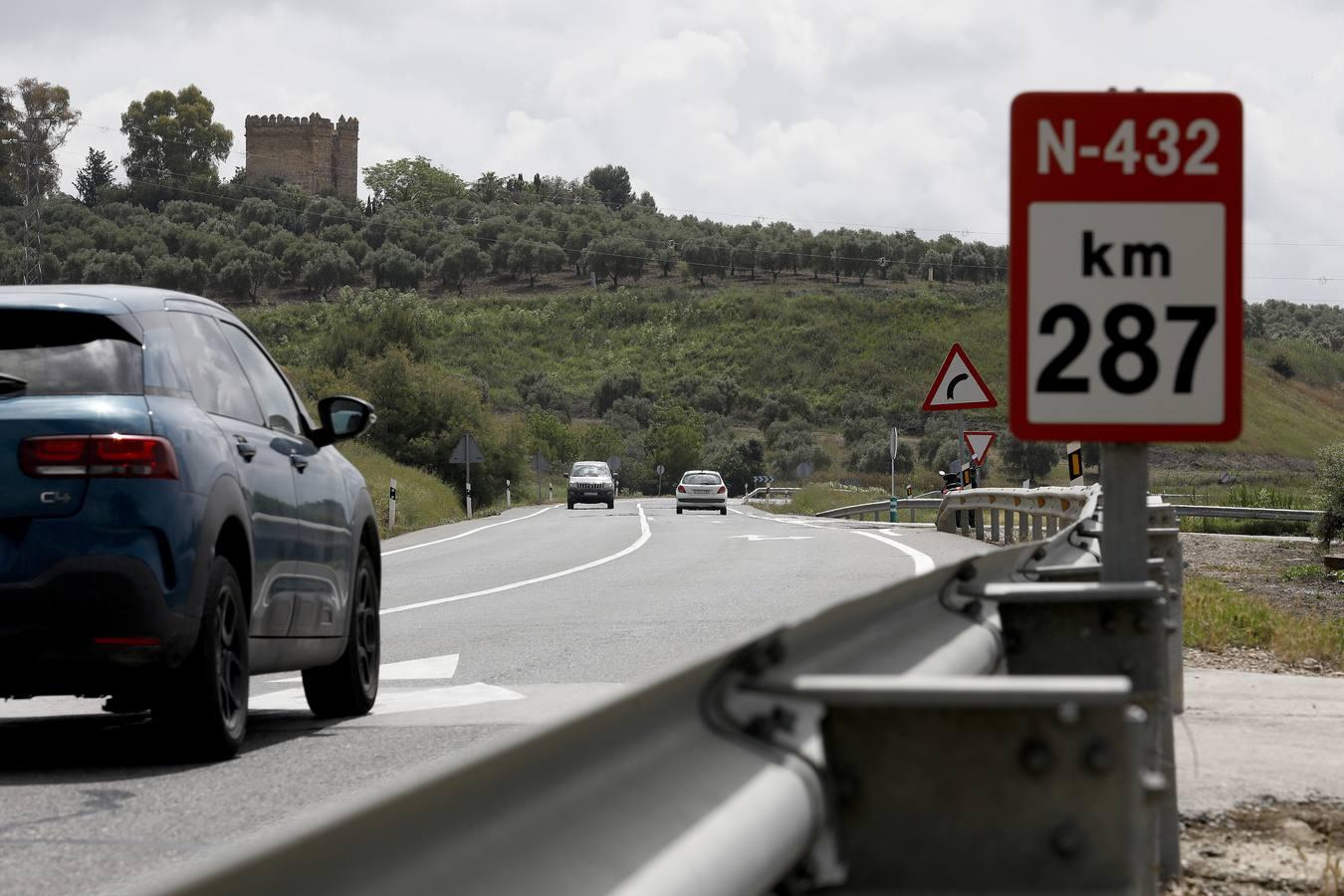 Así está la carretera N-432 a su paso por Córdoba, en imágenes