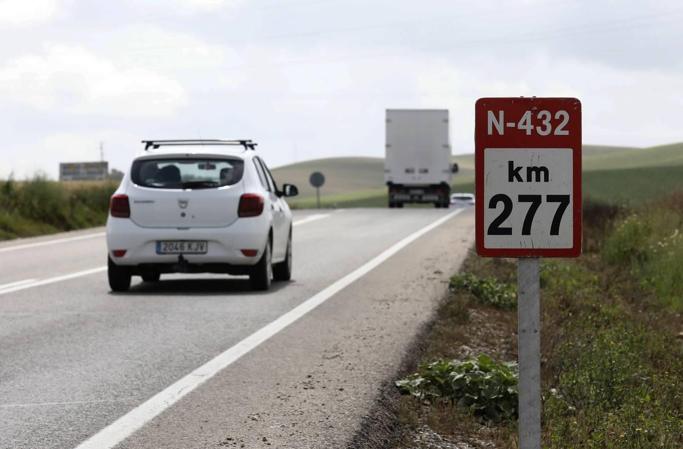 Así está la carretera N-432 a su paso por Córdoba, en imágenes