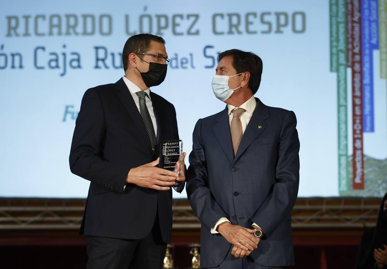 Caja Rural del Sur entrega en Córdoba los premios de  su Fundación en memoria de Ricardo López Crespo