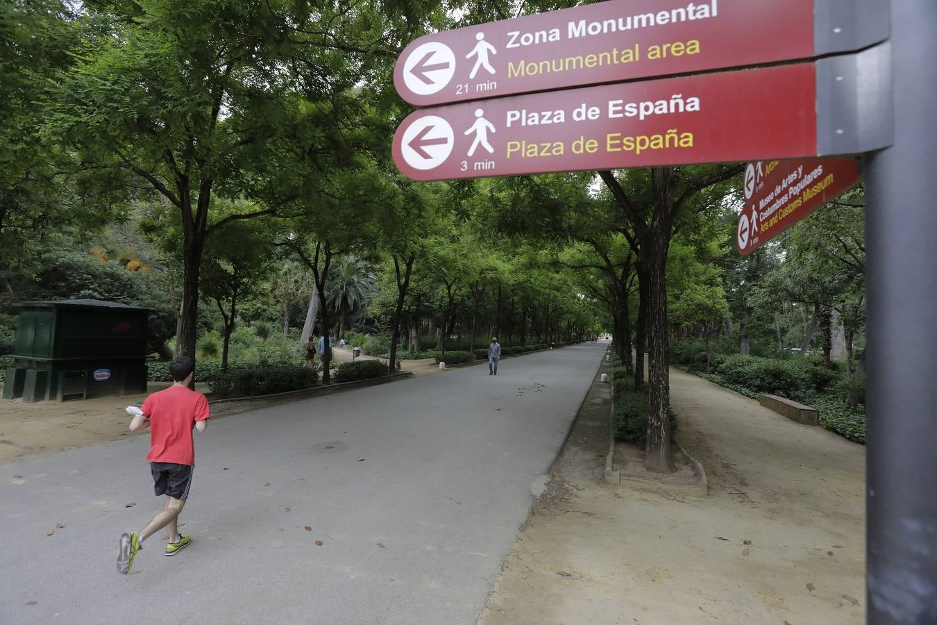 Parque de María Luisa, el gimnasio de los sevillanos