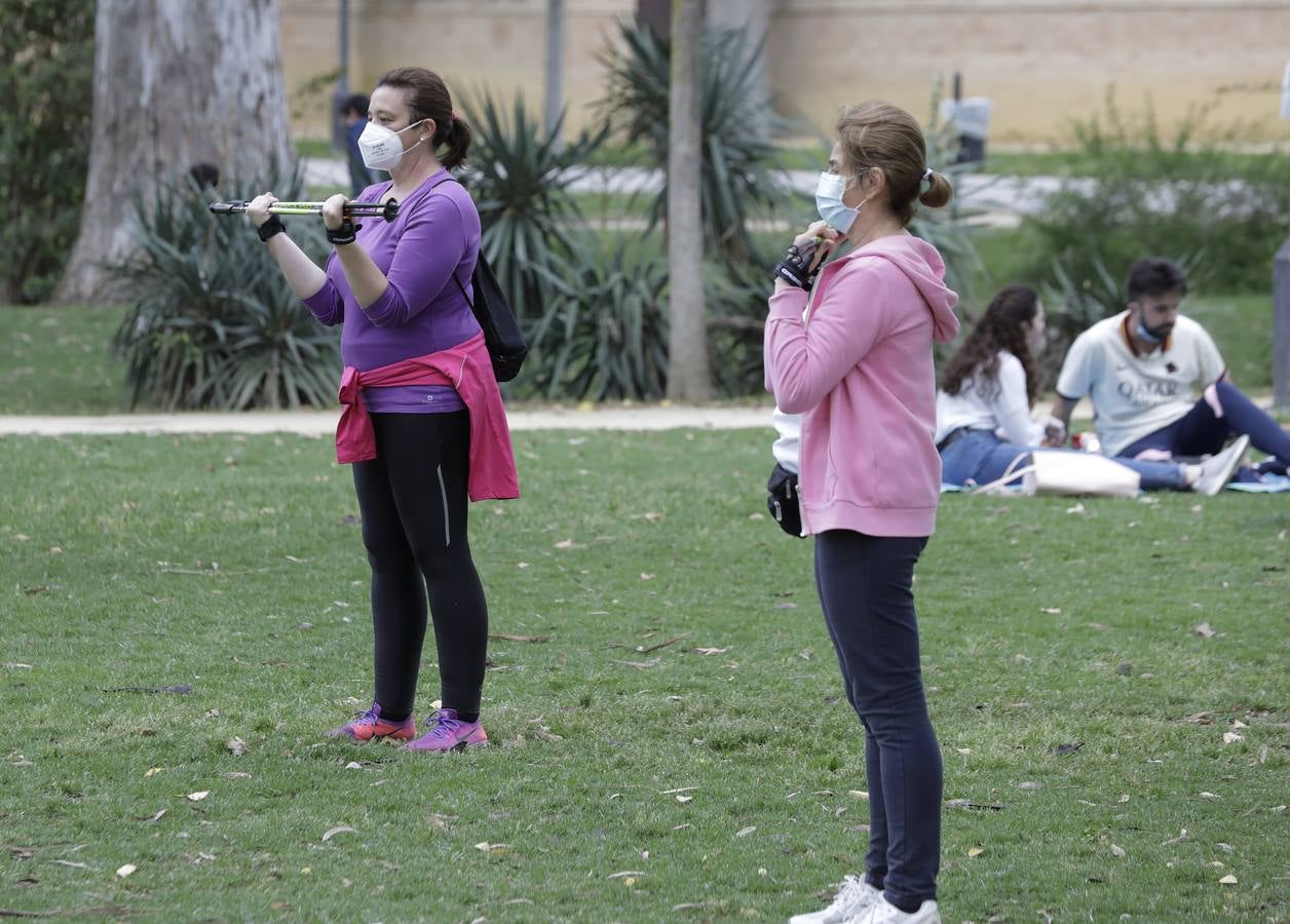 Parque de María Luisa, el gimnasio de los sevillanos