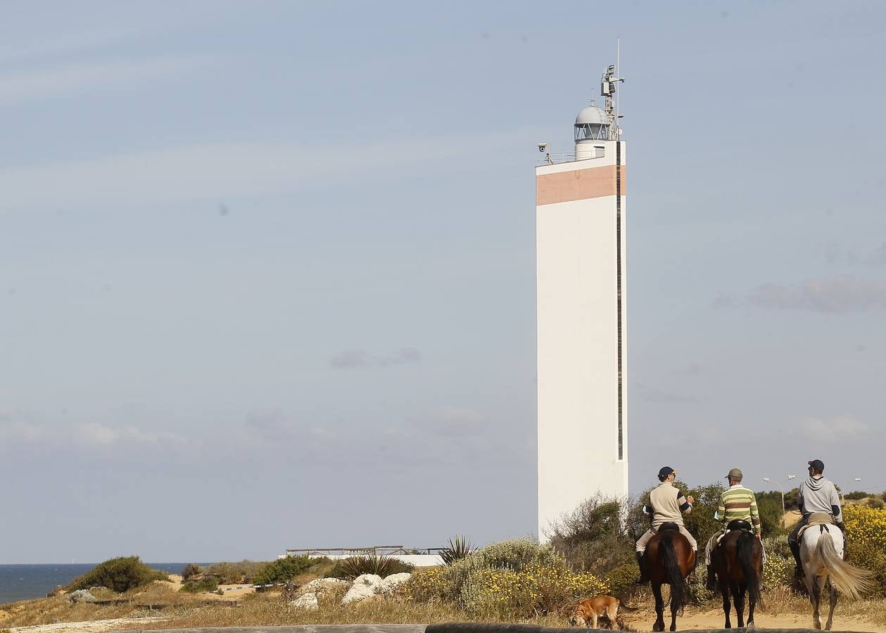 Ambiente este sábado en algunas playas onubenses