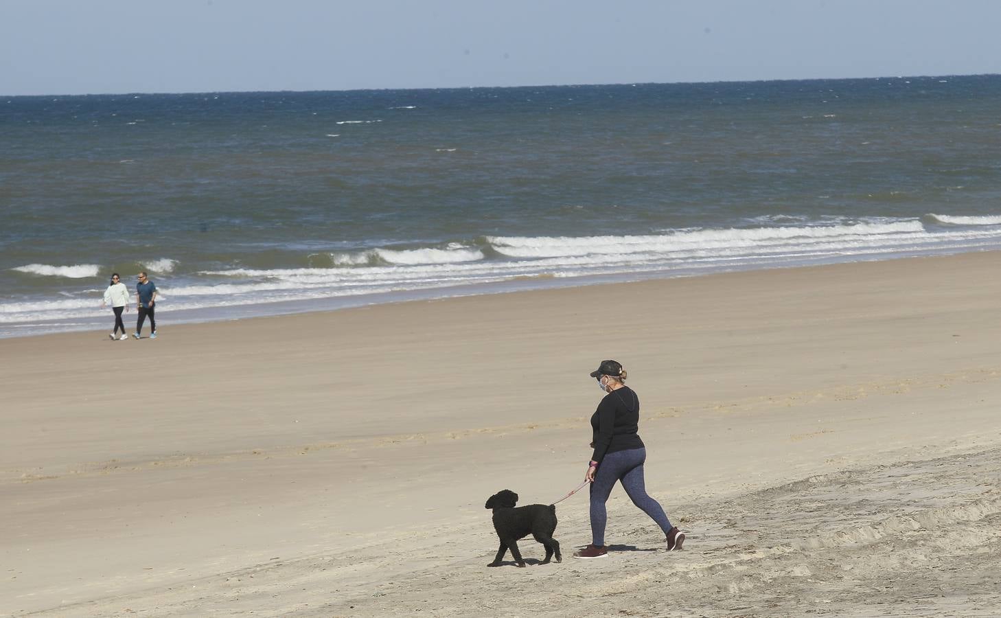 Ambiente este sábado en algunas playas onubenses