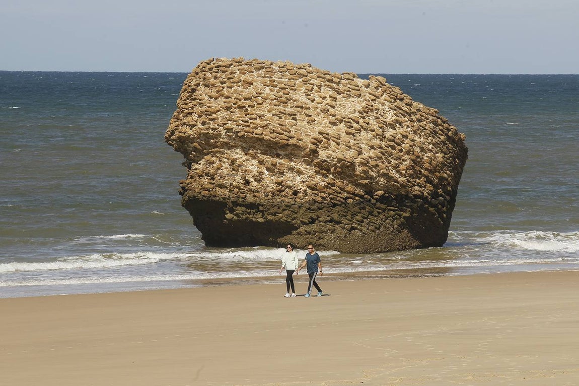 Ambiente este sábado en algunas playas onubenses