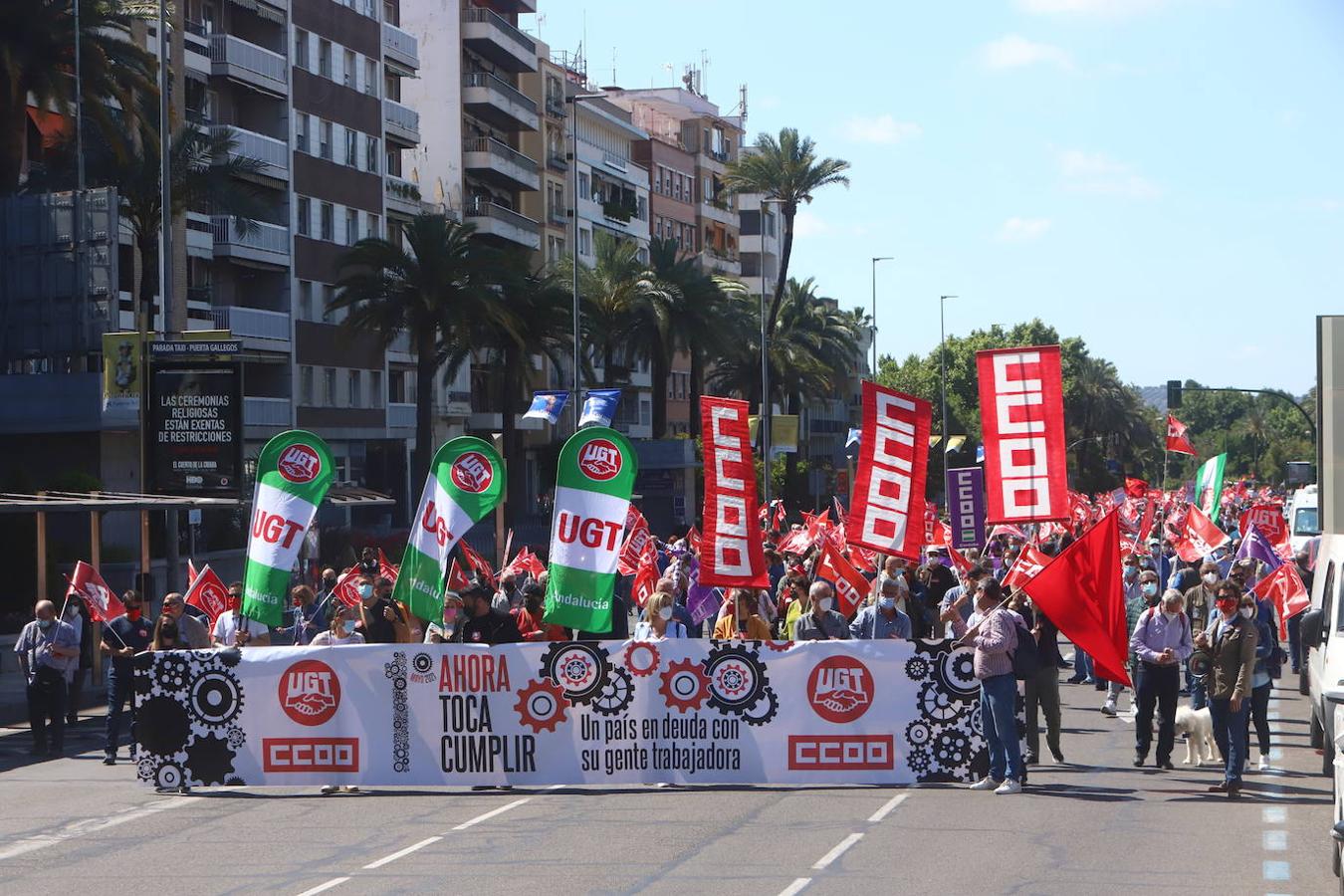 La manifestación del Primero de Mayo en Córdoba, en imágenes