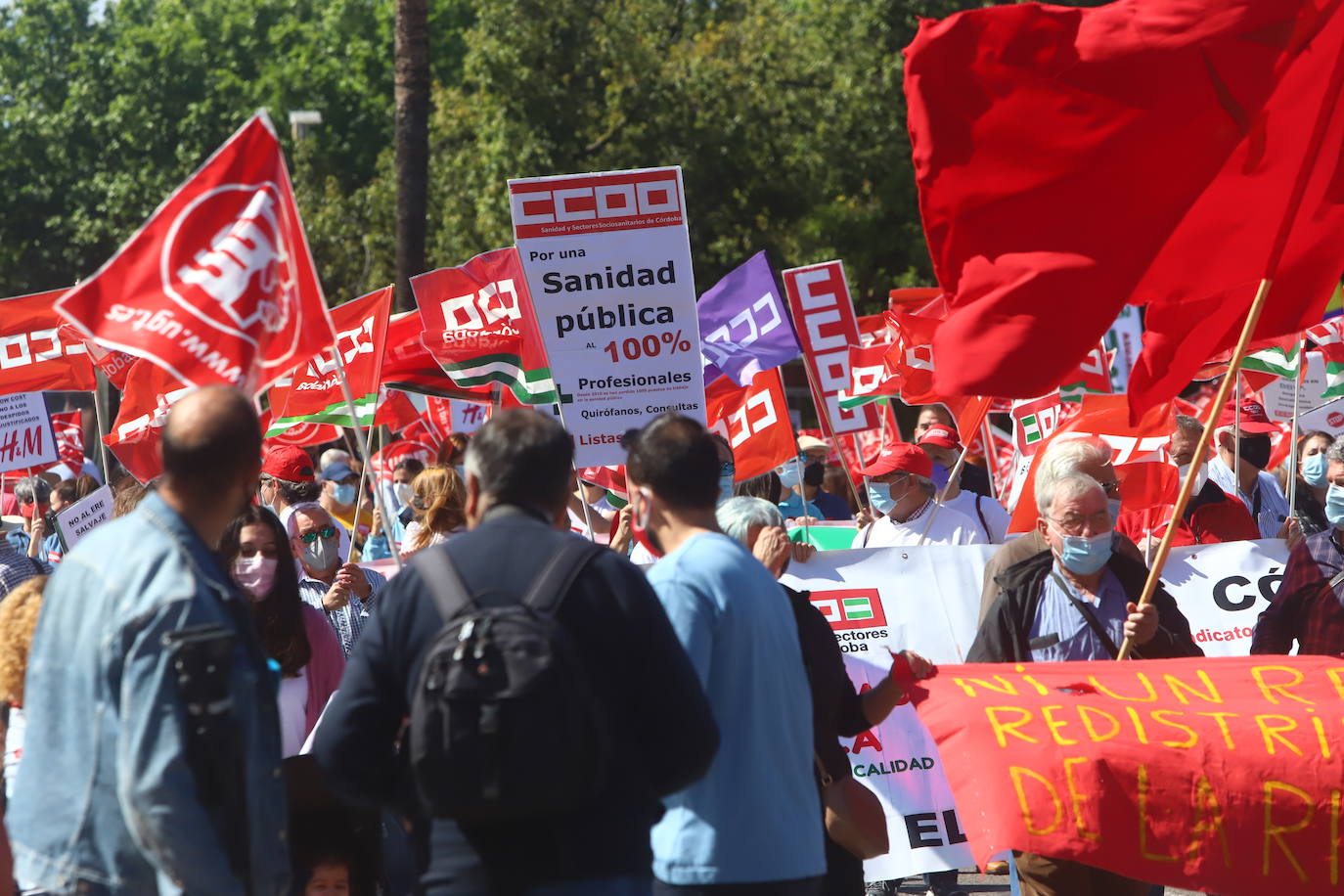 La manifestación del Primero de Mayo en Córdoba, en imágenes