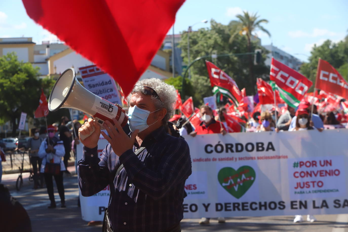 La manifestación del Primero de Mayo en Córdoba, en imágenes