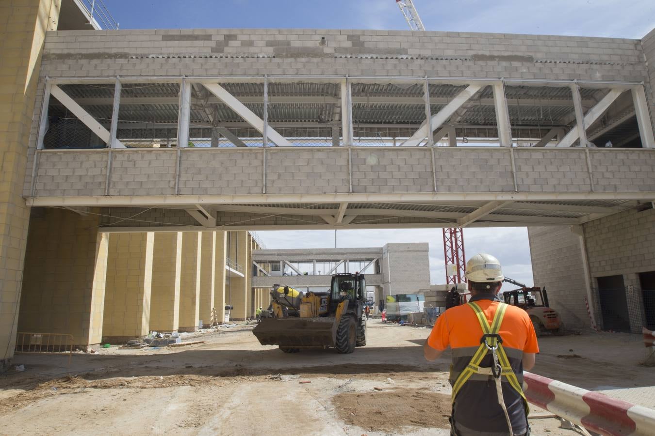 Obras en el aeropuerto de Sevilla