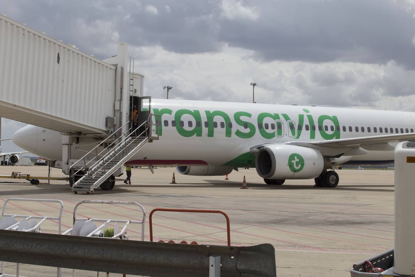 Obras en el aeropuerto de Sevilla