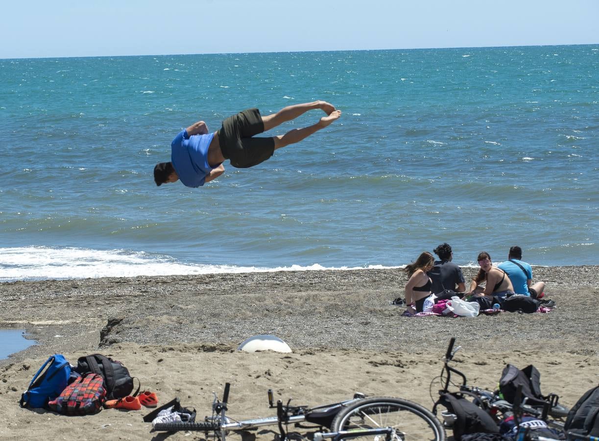 Playa de la Misericordia en Málaga