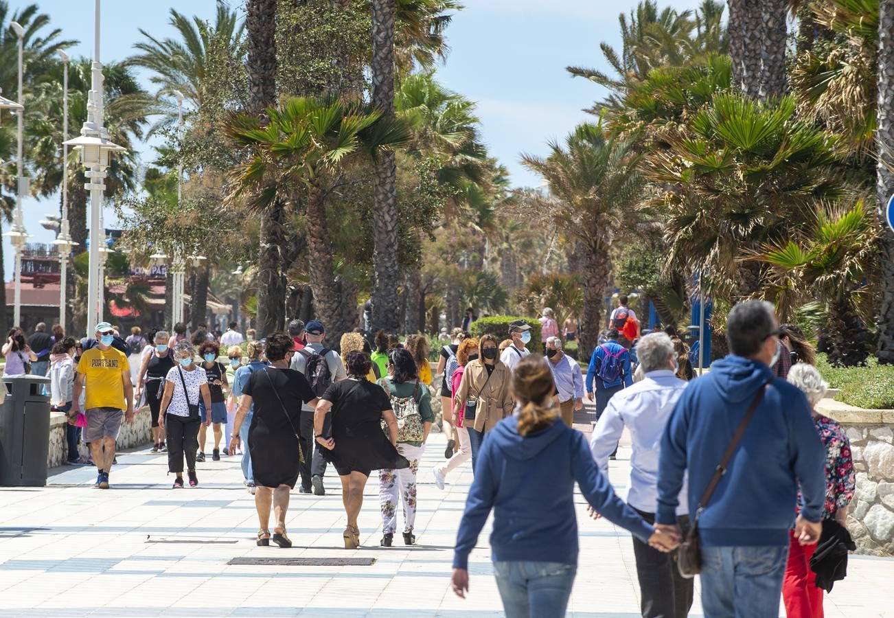 Playa de la Misericordia en Málaga