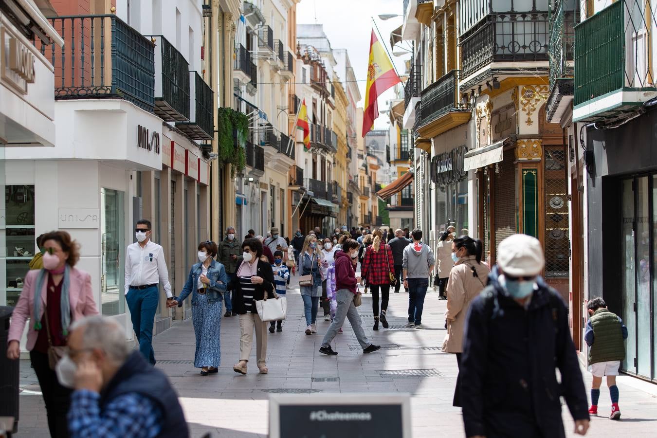 Ambiente del centro de Sevilla