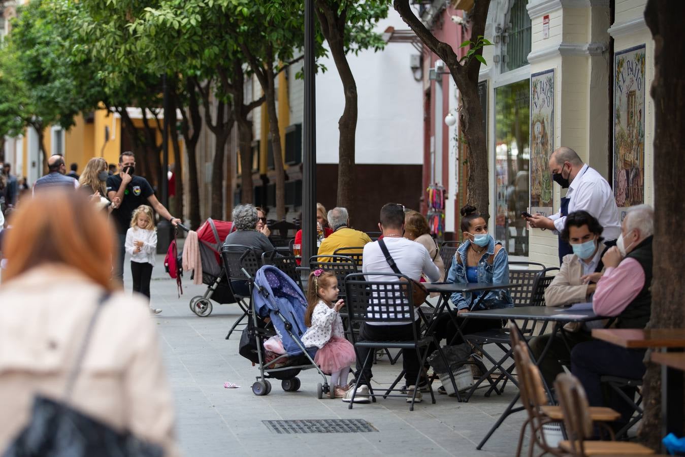 Ambiente del centro de Sevilla