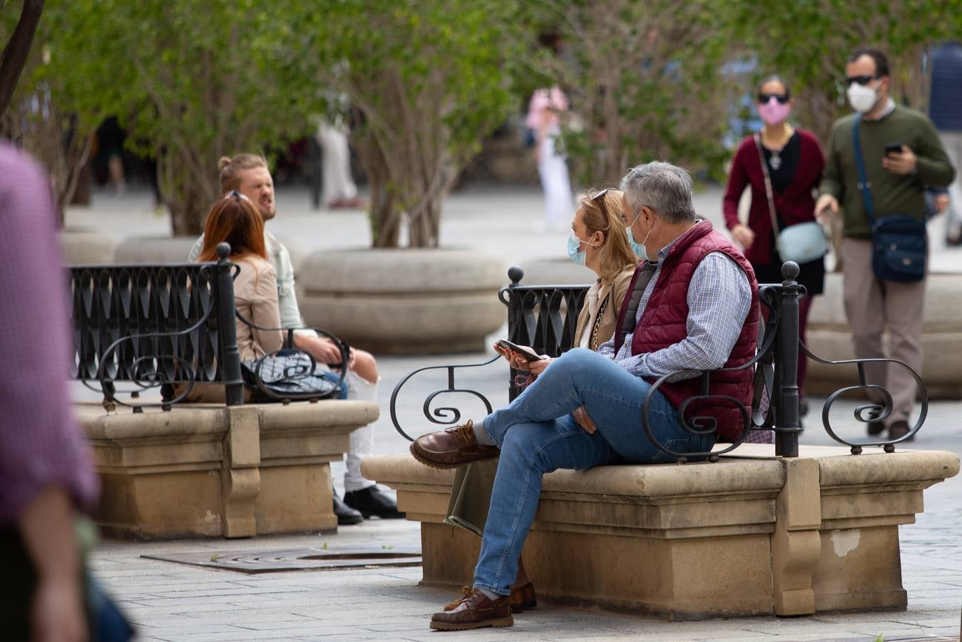 Ambiente del centro de Sevilla