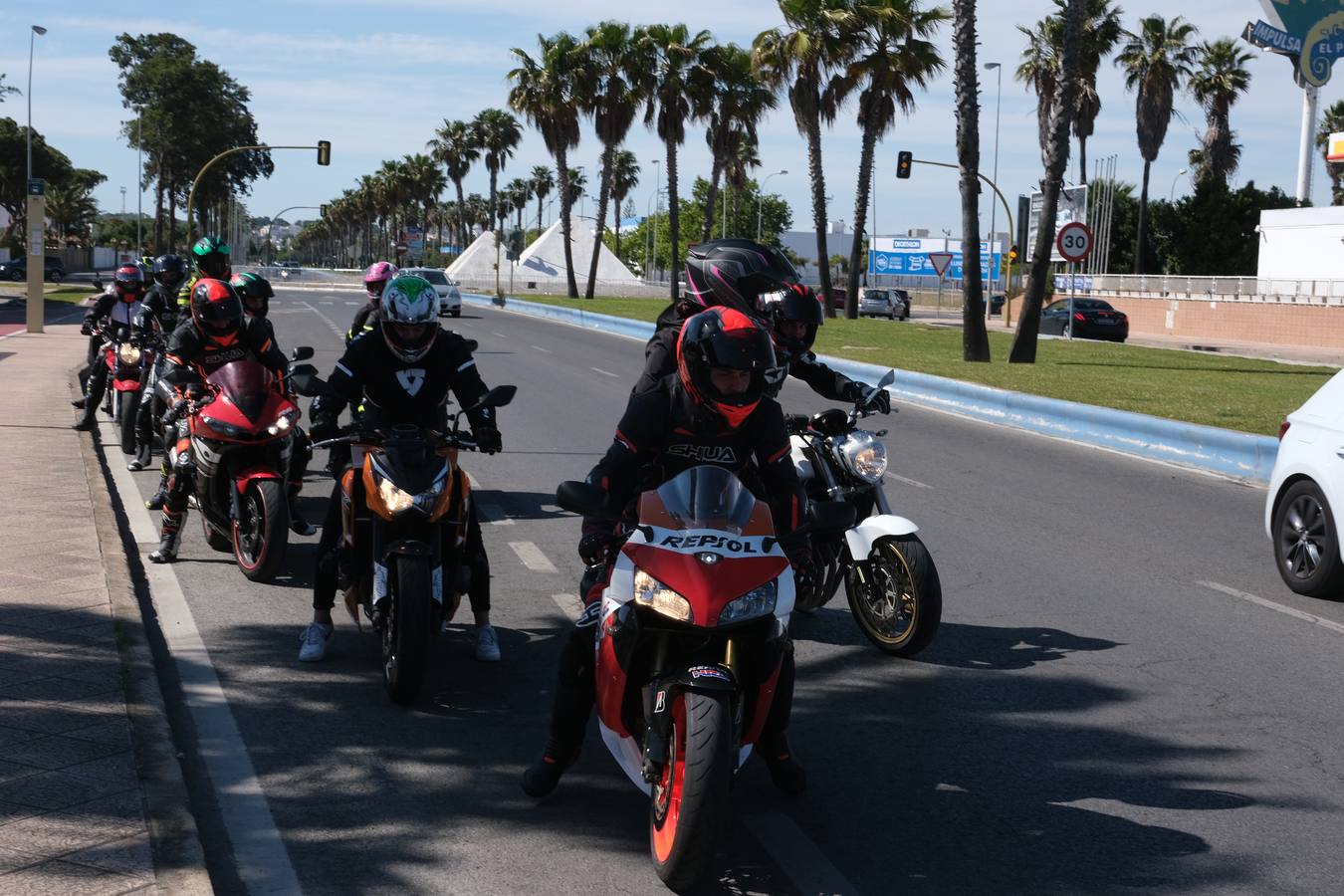 Ambiente de motos en El Puerto