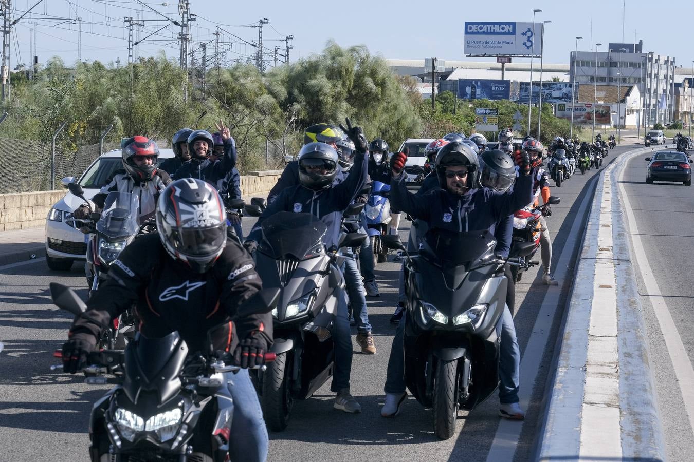 Ambiente de motos en El Puerto