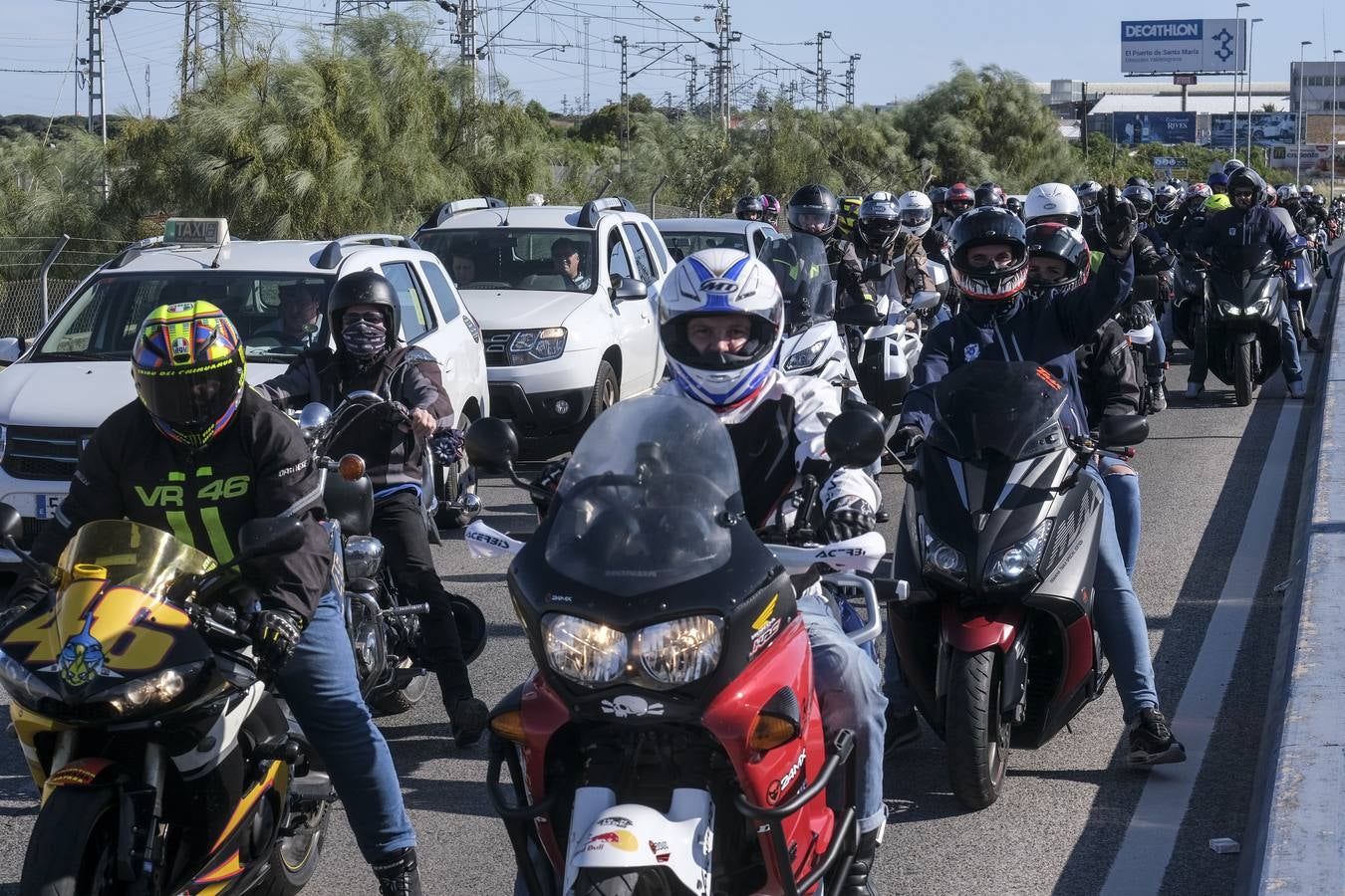 Ambiente de motos en El Puerto