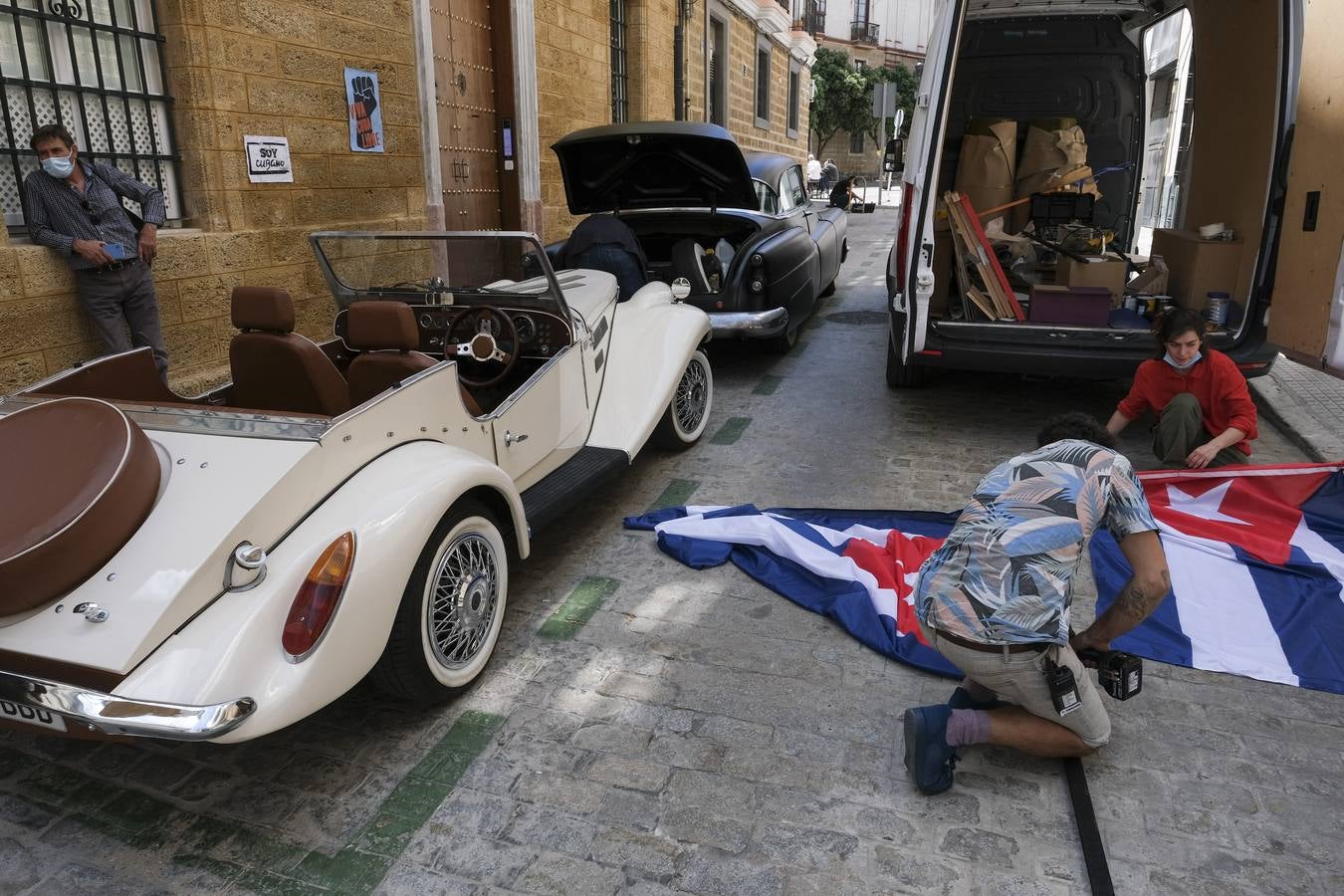 FOTOS: Así es el rodaje de &#039;Cuba Libre&#039; en Cádiz