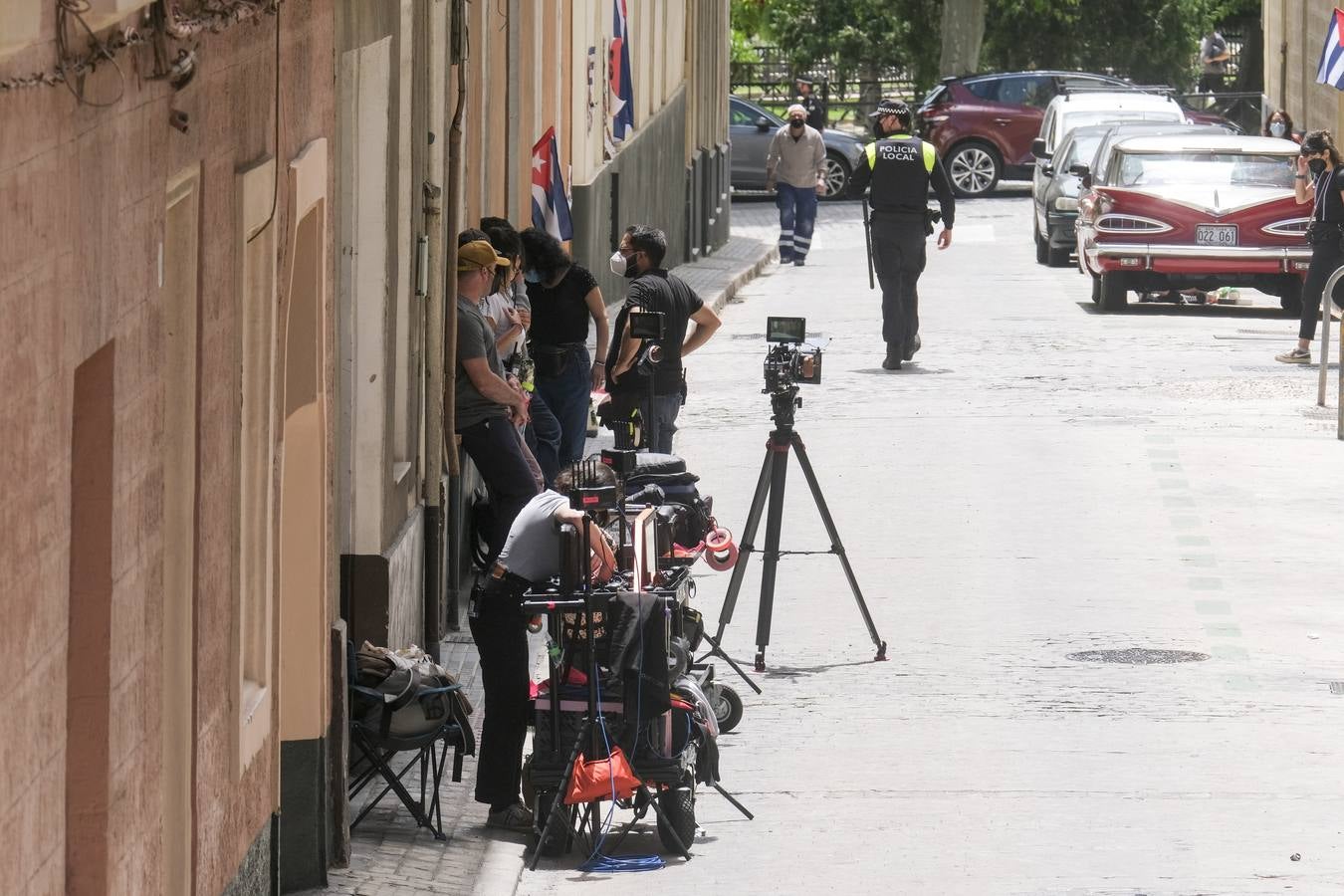 FOTOS: Así es el rodaje de &#039;Cuba Libre&#039; en Cádiz