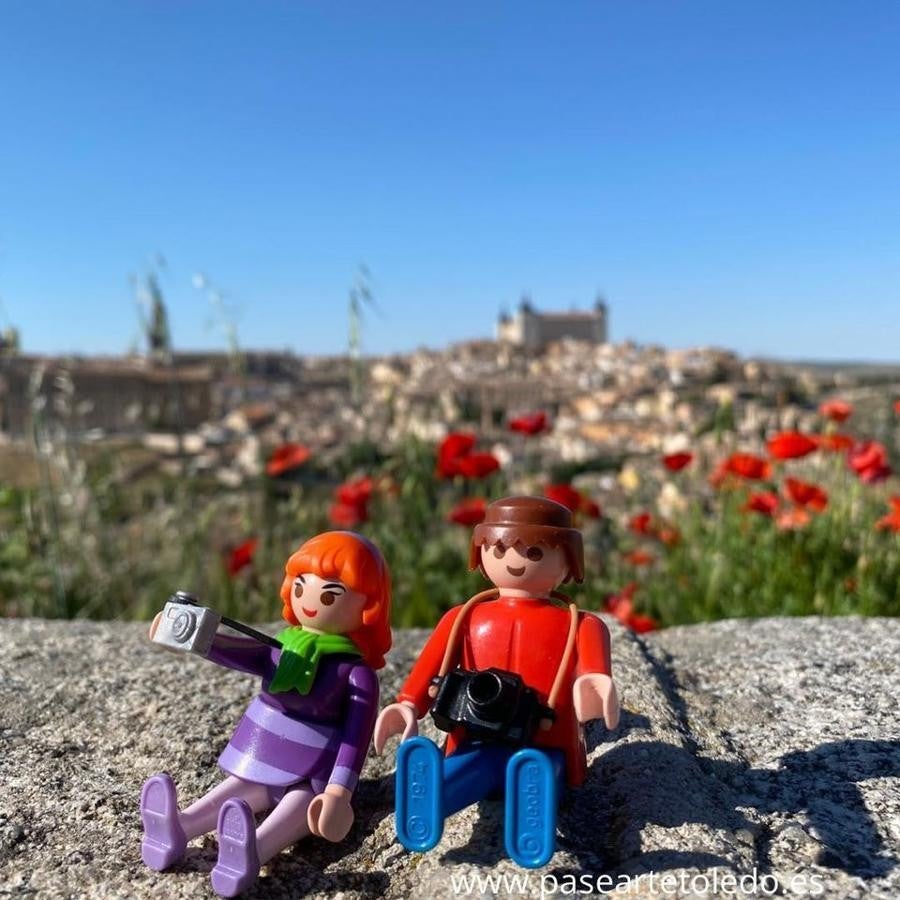 Los playmobil, de turismo por Toledo