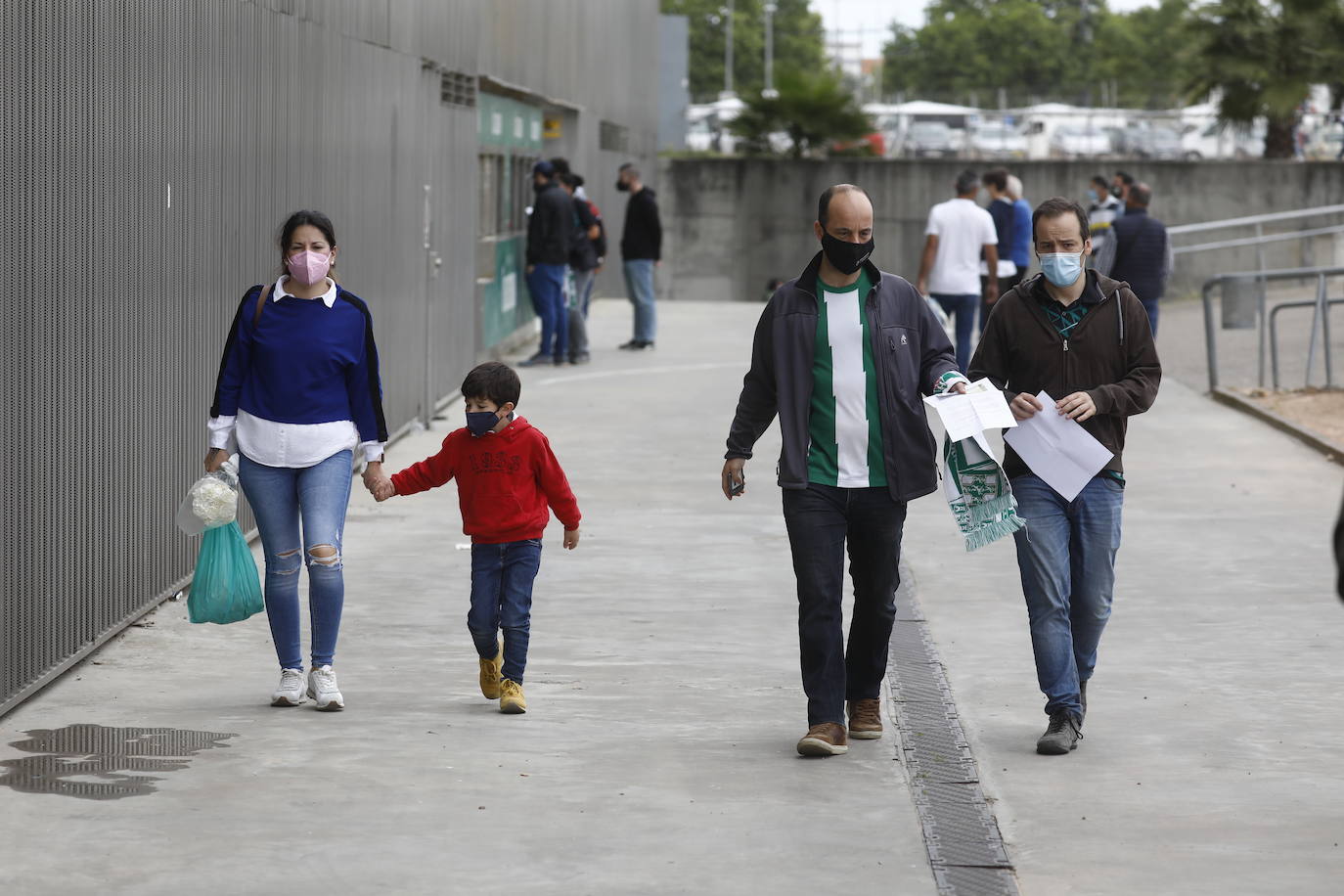 El ambiente en El Arcángel en el Córdoba CF - Cádiz B, en imágenes