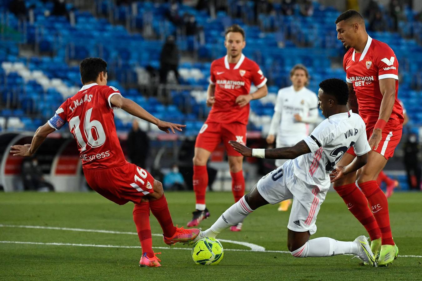 Partido entre el Real Madrid y el Sevilla