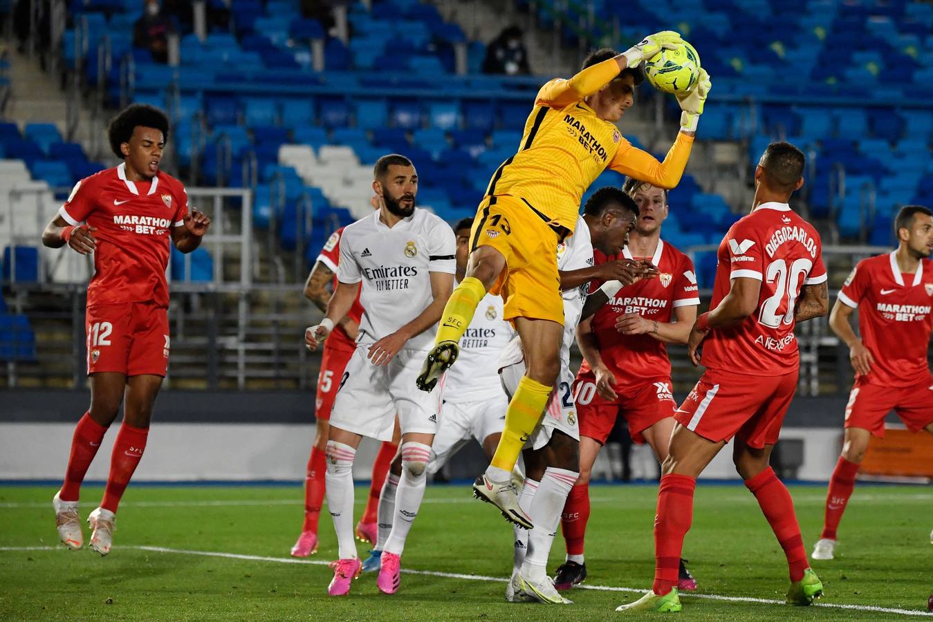 Partido entre el Real Madrid y el Sevilla