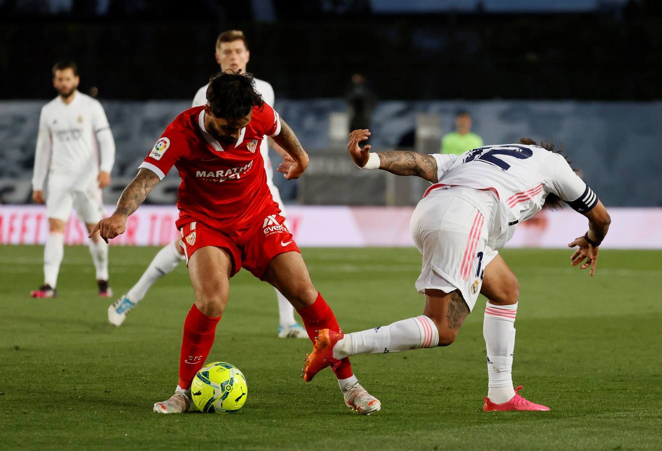 Partido entre el Real Madrid y el Sevilla