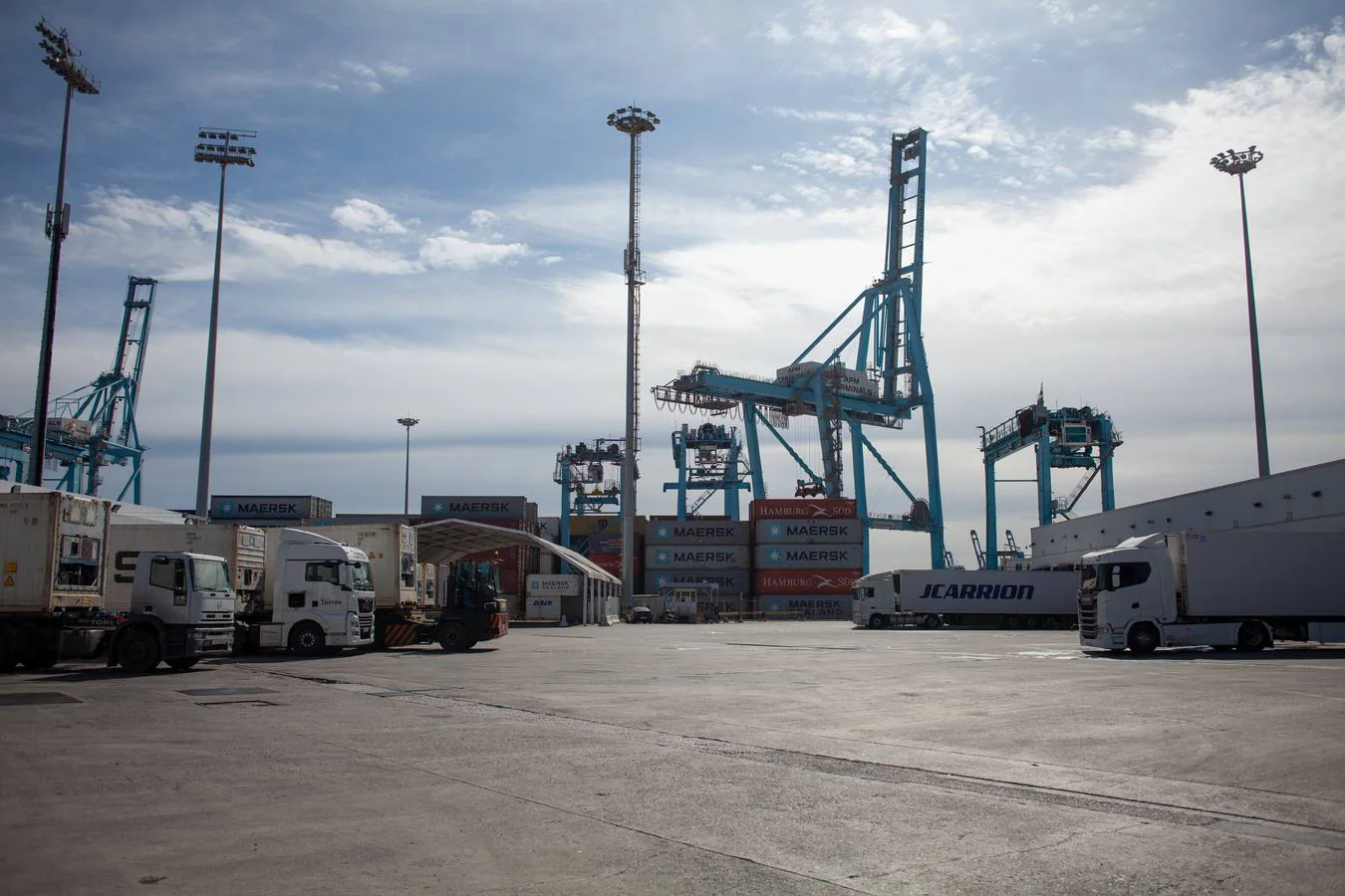 Instalaciones del Puerto de Control Fronterizo de Algeciras