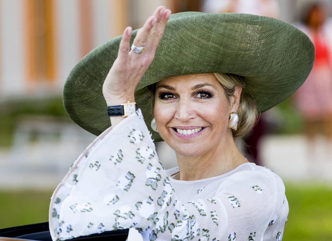 Máxima Zorreguieta, también conocida como Máxima de Holanda, cumple 50 años y son varios los actos conmemorativos que se han dado lugar para celebrar su aniversario. La empresa de Correos de los Países Bajos lanzaba una nueva remesa de sellos conmemorativos con su imagen y además se publicarán distintos trabajos biográficos que analizan su figura desde su Argentina natal© Gtres