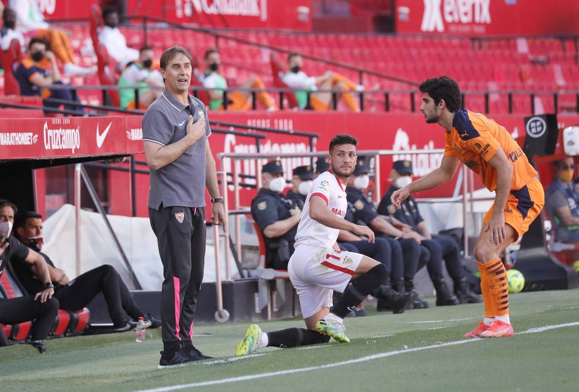 Partido entre el Sevilla F.C. y el Valencia C.F.