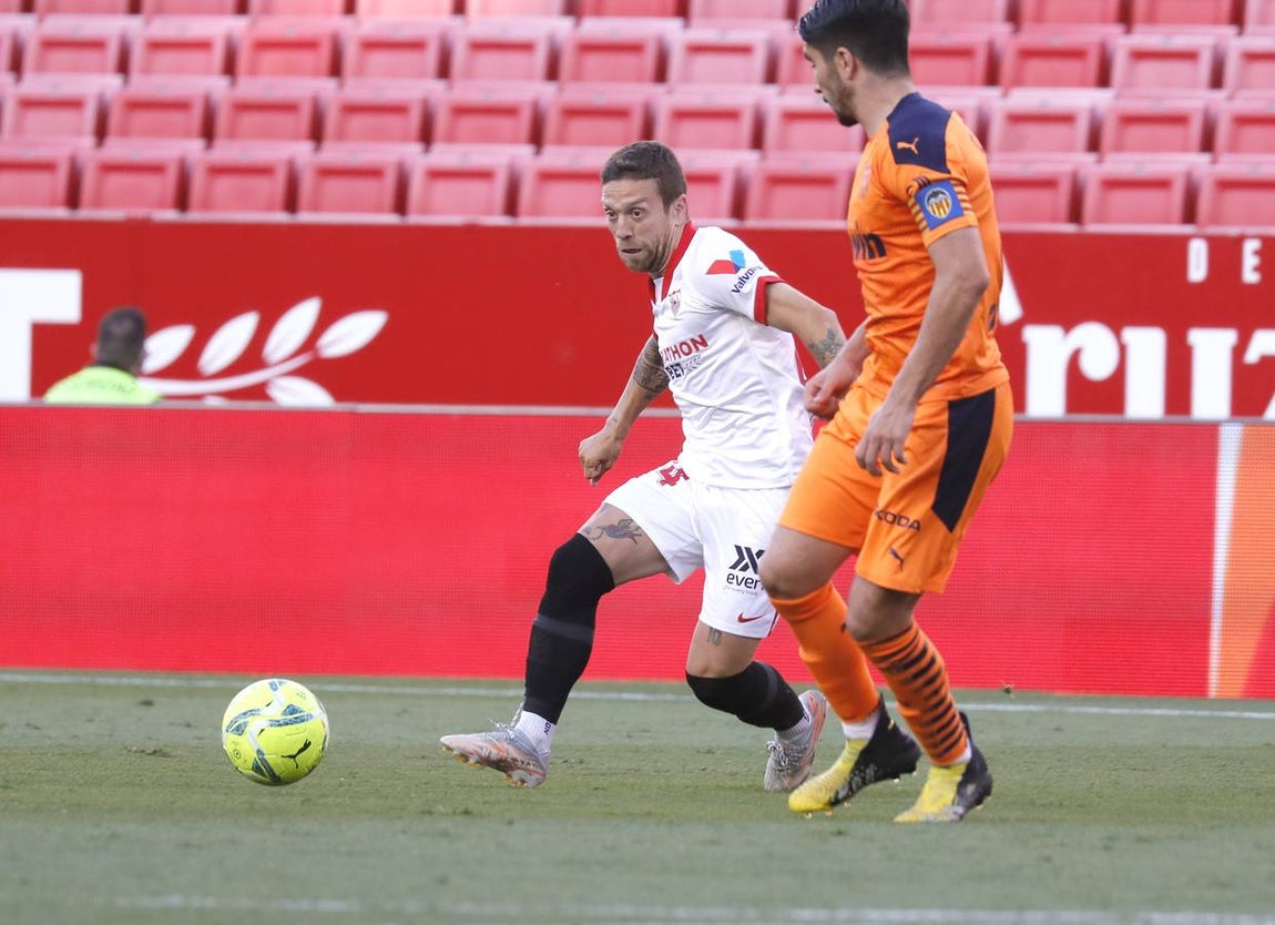 Partido entre el Sevilla F.C. y el Valencia C.F.
