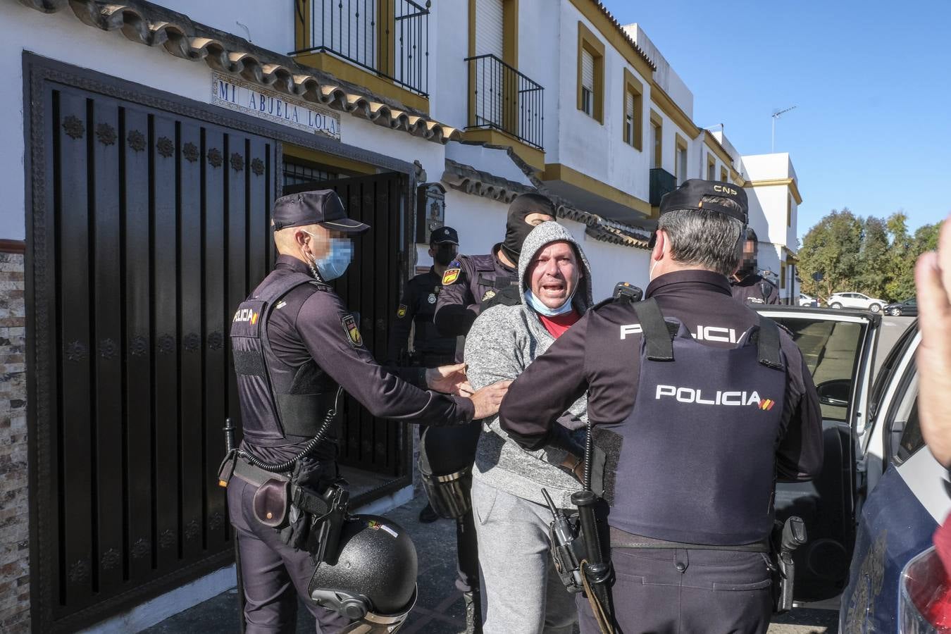 Operación de la Policía Nacional contra el tráfico de drogas en San Fernando