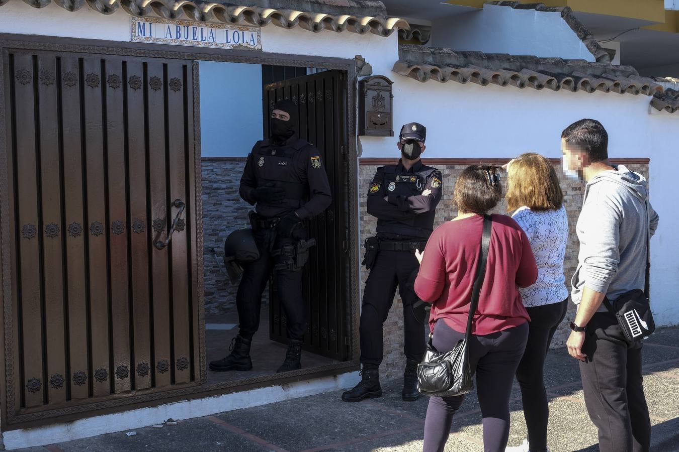 Operación de la Policía Nacional contra el tráfico de drogas en San Fernando