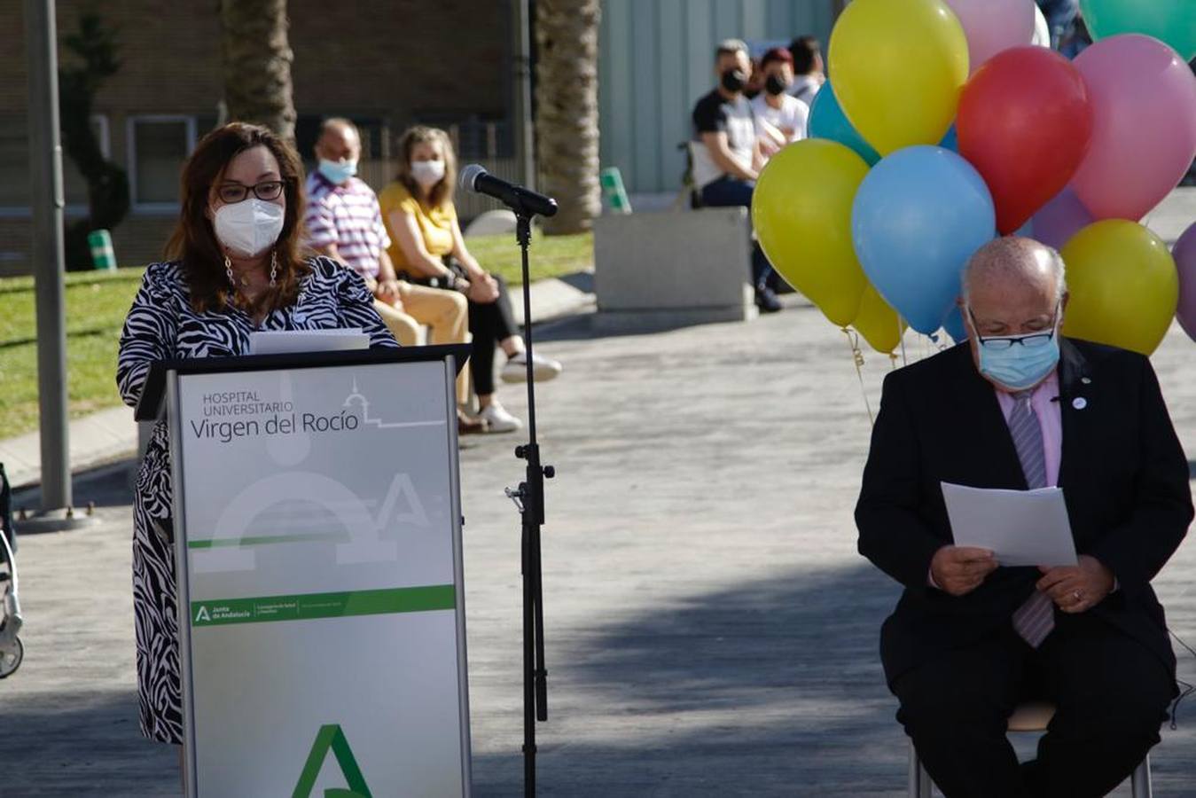 Presentación de los actos conmemorativos preparados para celebrar el 50 aniversario de los hospitales Infantil y de la Mujer del Virgen del Rocío