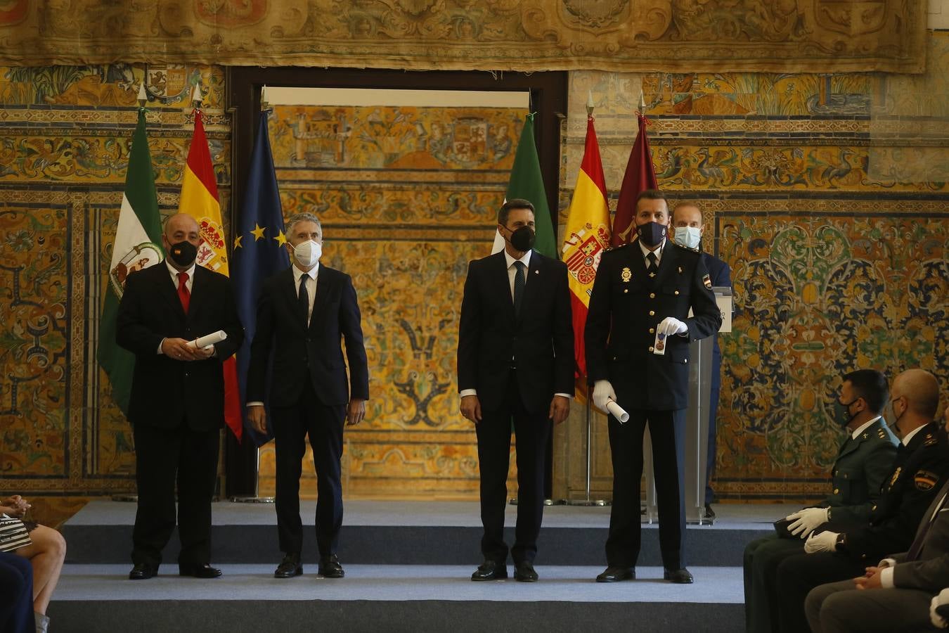 Entrega de las Medallas al Mérito de la Protección Civil de la Delegación del Gobierno de Andalucía