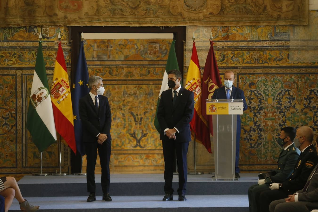 Entrega de las Medallas al Mérito de la Protección Civil de la Delegación del Gobierno de Andalucía