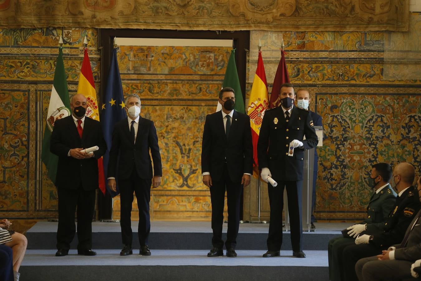 Entrega de las Medallas al Mérito de la Protección Civil de la Delegación del Gobierno de Andalucía