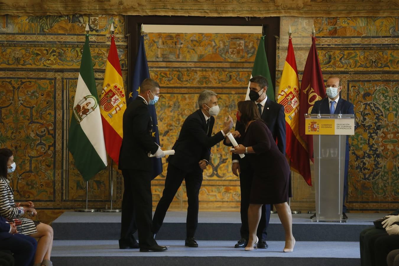 Entrega de las Medallas al Mérito de la Protección Civil de la Delegación del Gobierno de Andalucía