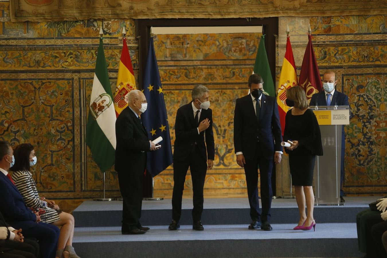 Entrega de las Medallas al Mérito de la Protección Civil de la Delegación del Gobierno de Andalucía