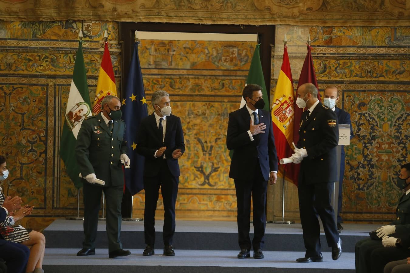 Entrega de las Medallas al Mérito de la Protección Civil de la Delegación del Gobierno de Andalucía