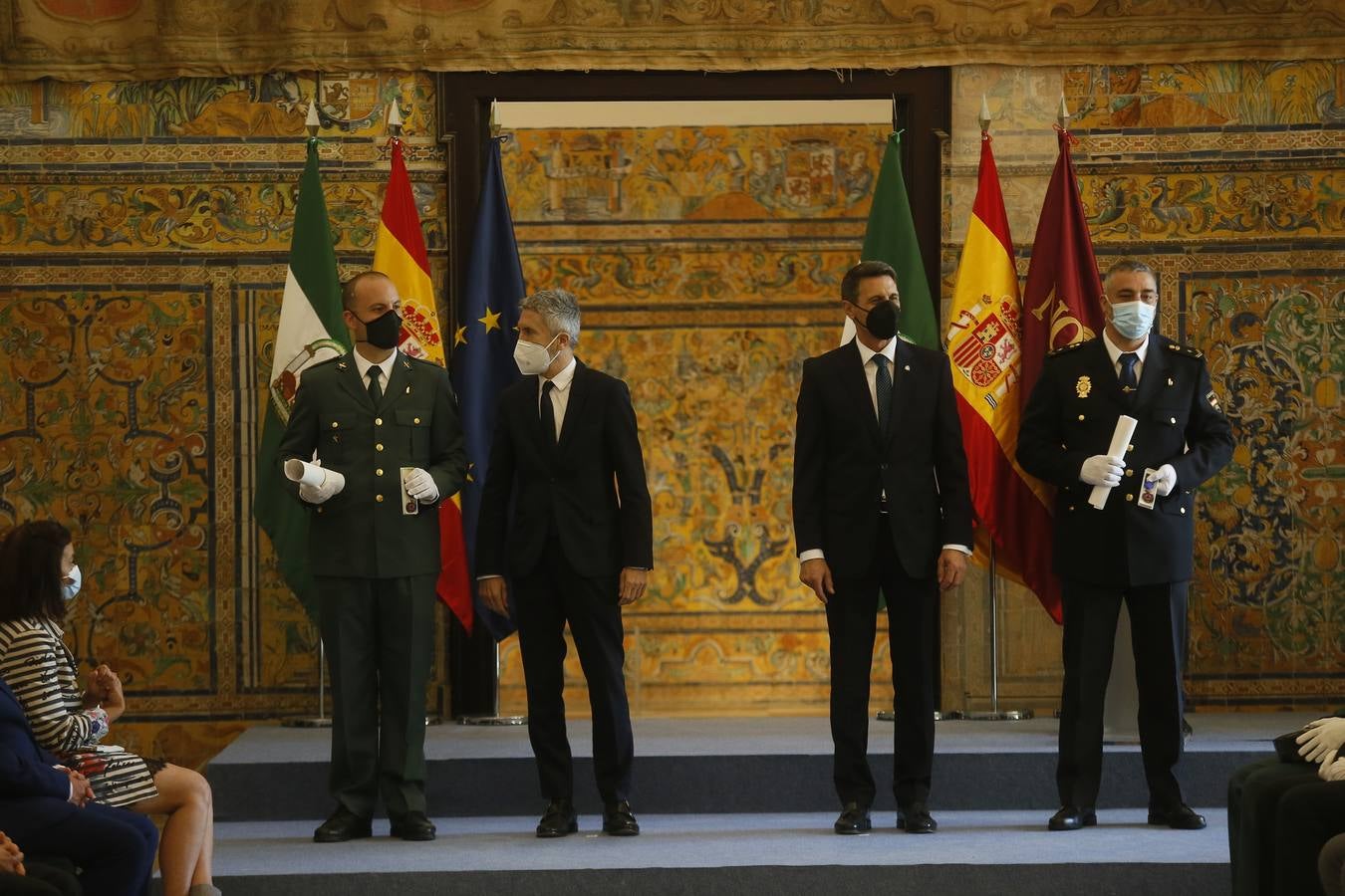 Entrega de las Medallas al Mérito de la Protección Civil de la Delegación del Gobierno de Andalucía