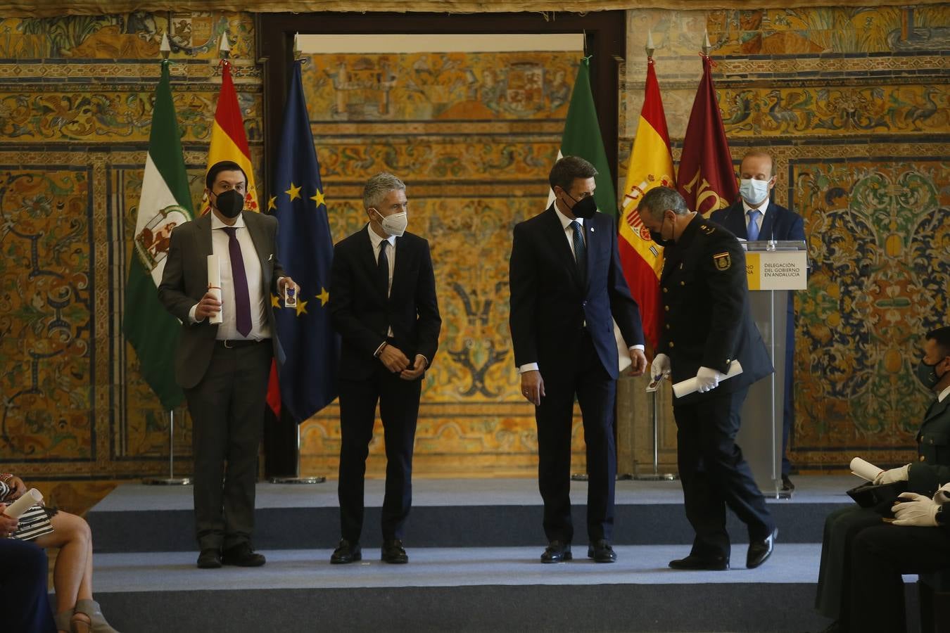 Entrega de las Medallas al Mérito de la Protección Civil de la Delegación del Gobierno de Andalucía