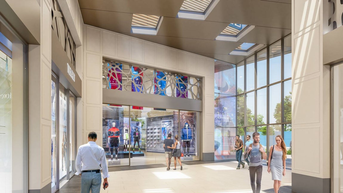 Aspecto del complejo Sevilla Fashion Outlet cuando sea  reformado