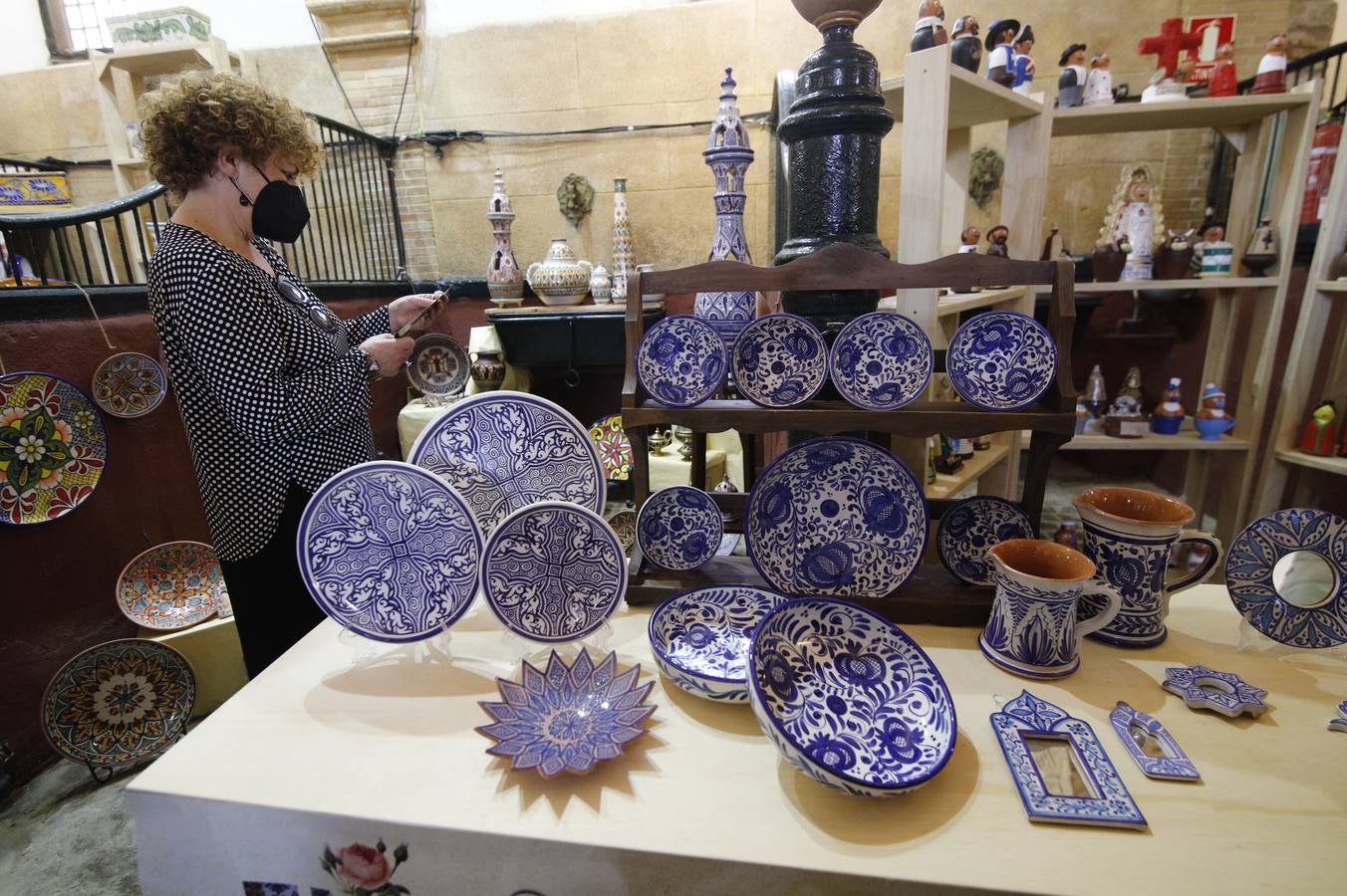 La cerámica de La Rambla en las Caballerizas Reales de Córdoba, en imágenes