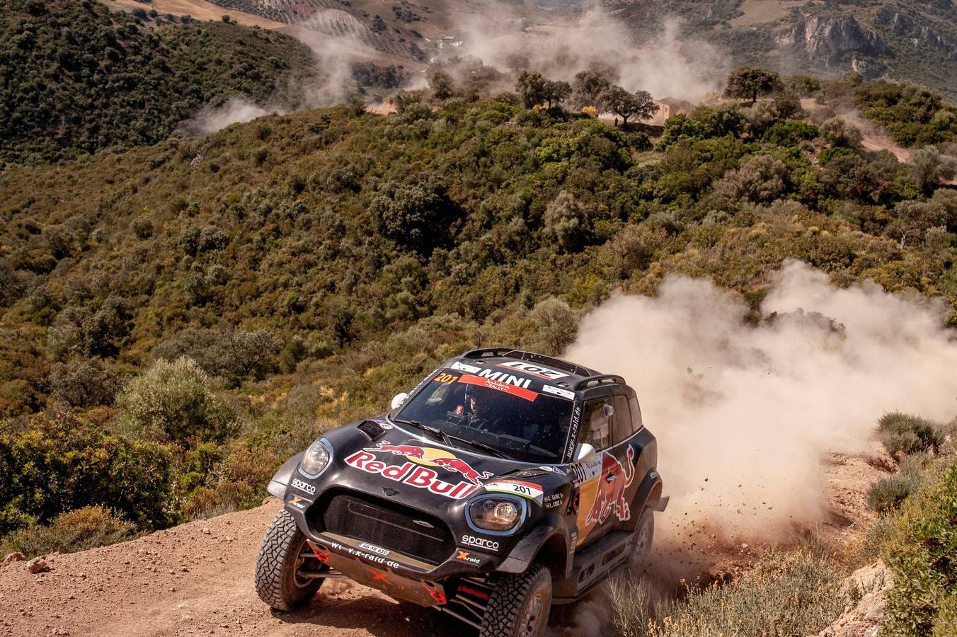 El paso de Carlos Sainz por Palma del Río y Santaella con el Andalucía Rally, en imágenes