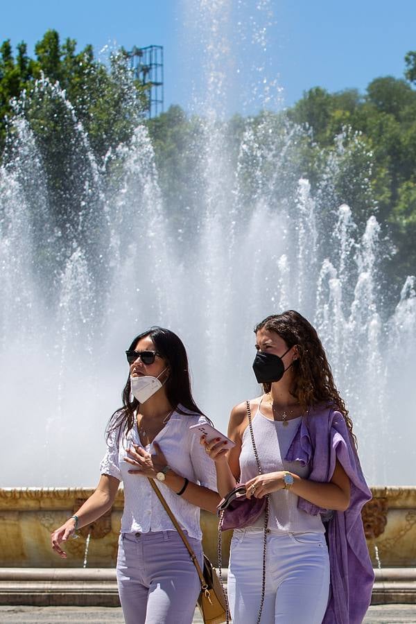 Ambiente veraniego en Sevilla